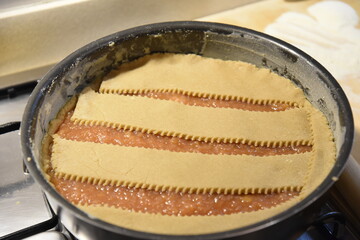 Prepare and Cook a Delicious Cake with Jam