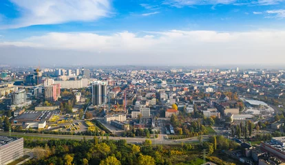 Foto op Canvas panorama katowice- śląsk, south poland / modern clean city on a sunny day © WATCH_MEDIA_HOUSE