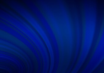 Dark BLUE vector blurred and colored background.