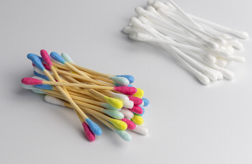 Manufacture wooden cotton ear sticks and plastic cotton ear sticks or swabs. The problem of recycling and eco-sustainability.