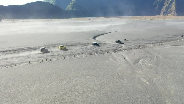 Cars in the desert