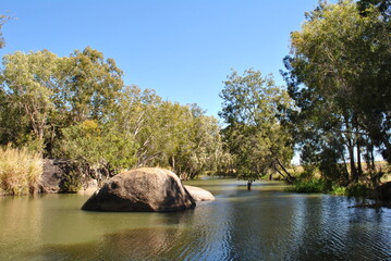 Fototapeta na wymiar Granit Gorge Nature Park, Queensland, Australia 
