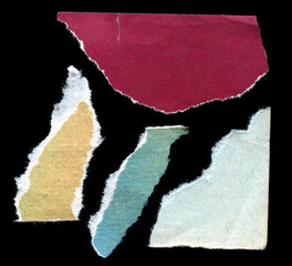 Old vintage torn paper texture
