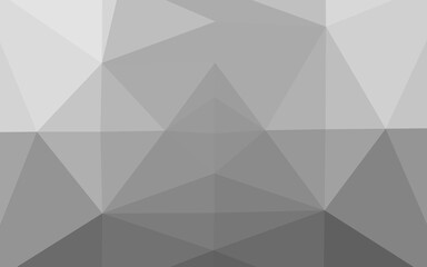 Obraz premium Light Silver, Gray vector blurry triangle pattern.