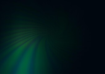 Fototapeta premium Dark Green vector blurred bright template.