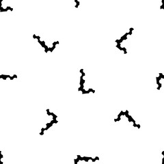 Outline seamless pattern with the letter of the English alphabet on a white background. Beautiful font in a flat style. Geometric letter print.
Stock vector illustration for design, decor, fabric