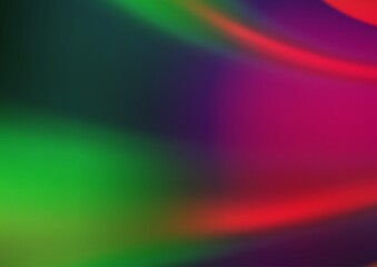 Light Green, Red vector blurred bright pattern.