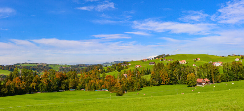 Herbststimmung im Kanton Appenzell Ausserrhoden / Schweiz