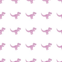 Wonderful pink baby dinosaur on a white background. Predators in a flat style. Cartoon animals reptiles for web pages.
Stock vector illustration for decor, design, baby textiles,
wallpaper