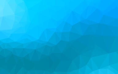 Light BLUE vector abstract mosaic background.