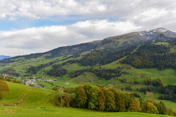 Thurtal / Alt St. Johann im Kanton St. Gallen, Schweiz