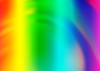 Light Multicolor, Rainbow vector blurred bright pattern.
