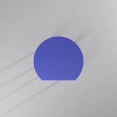 Modelo 3d de mesa redonda con patas de madera