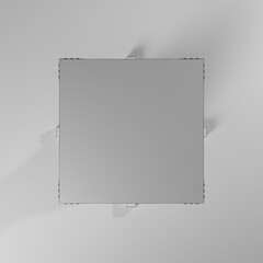 Modelo 3d de mesa vintage en estilo wire-frame/estructura alambrica