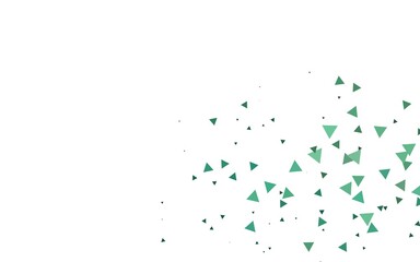 Light Green vector pattern in polygonal style.