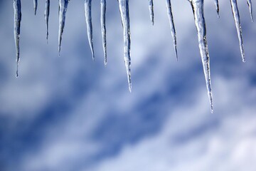 Ice in the sky and clouds