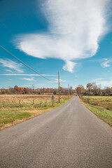 Fototapeta premium Ulster County, NY in Autumn