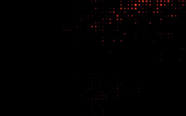 Dark Orange vector texture with disks.