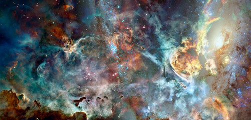 Cosmic art. Science fiction wallpaper. Elements of this image furnished by NASA
