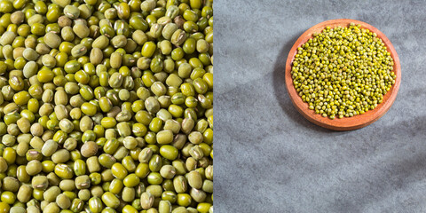 Organic mung beans - Vigna radiata