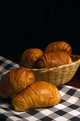 Colombian bread. roll bread. puff pastry