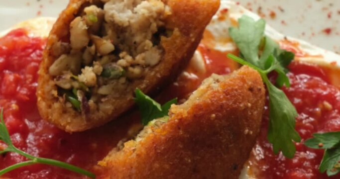 Kibbeh - Traditional middle eastern food