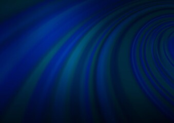 Dark BLUE vector bokeh and colorful pattern.