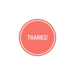 Thank You Word Illustration  / Lettering / Sign /To print /For web/app / Design