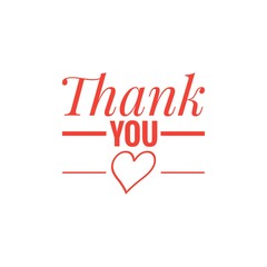 Thank You Word Illustration  / Lettering / Sign /To print /For web/app / Design