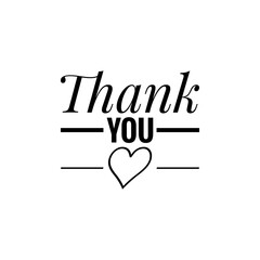 Thank You Word Illustration  / Lettering / Sign /To print /For web/app / Design
