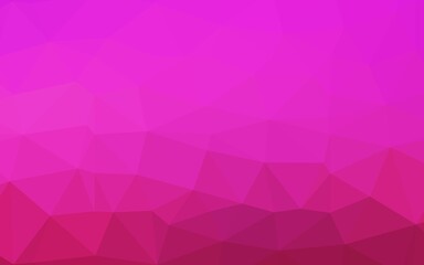 Light Pink vector triangle mosaic cover.