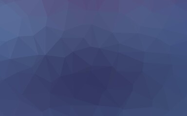 Dark BLUE vector polygonal pattern.