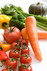 various fresh vegetables