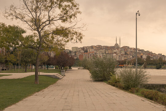 Cityscape and street scene from Istanbul, Turkey, 2018
