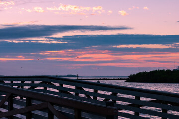 Obraz premium Morning at the Pier