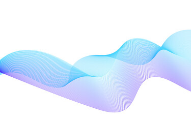 Abstract colorful wave element for design. Stylized line art background.Vector illustration.