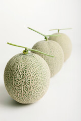 three melons in row