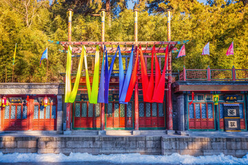 Suzhuo Market Street at the Beijing  Summer Palace in China