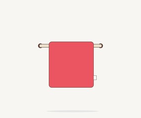 design about towel icon