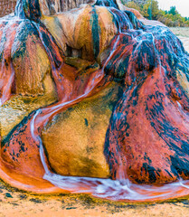 The Colorful Pinkerton Hot Springs, Durango, Colorado, USA