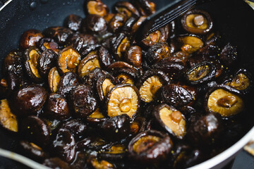 Shiitake Mushrooms with Soy Sauce.