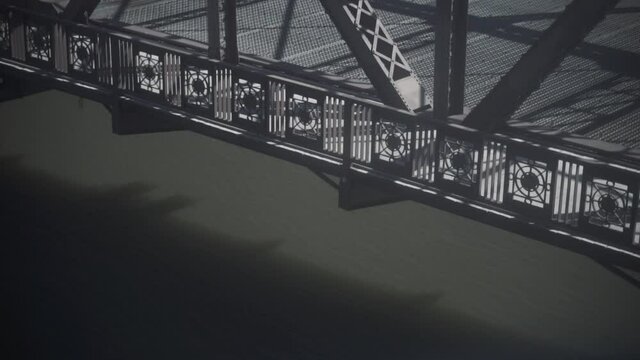 Chicago bridge over river daytime