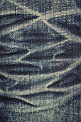 Fade blue denim jeans texture background