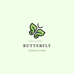 Butterfly Logo Vector Icon Template Design