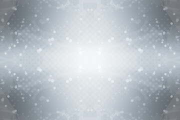 Gray halftone pattern with white line motion and network connection backdrop wallpaper. Clean Grey geometric background.