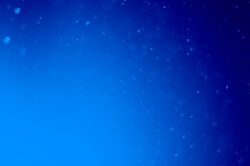 Blue background with circular bokeh