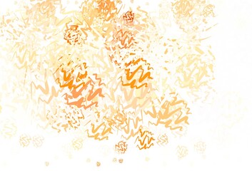 Fototapeta premium Light Orange vector background with lines.