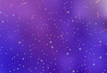 Light Purple, Pink vector template in carnival style.