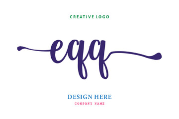 EQQ lettering logo is simple, easy to understand and authoritativePrint