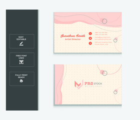 Minimal Business Card Template Design